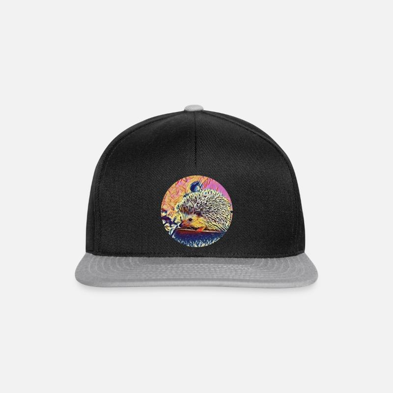 Igel - Snapback Cap - Schwarz/Grau
