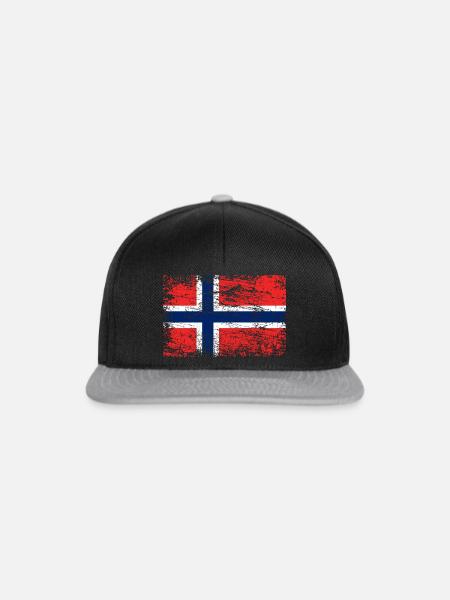 Schönes Norwegen - Snapback Cap - Schwarz/Grau
