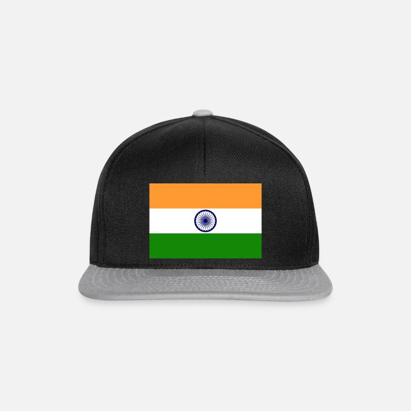 India - Snapback Cap - black/grey