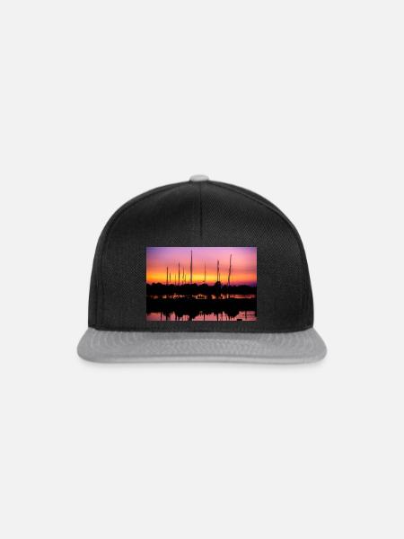 Sonnenuntergang - Snapback Cap - Schwarz/Grau