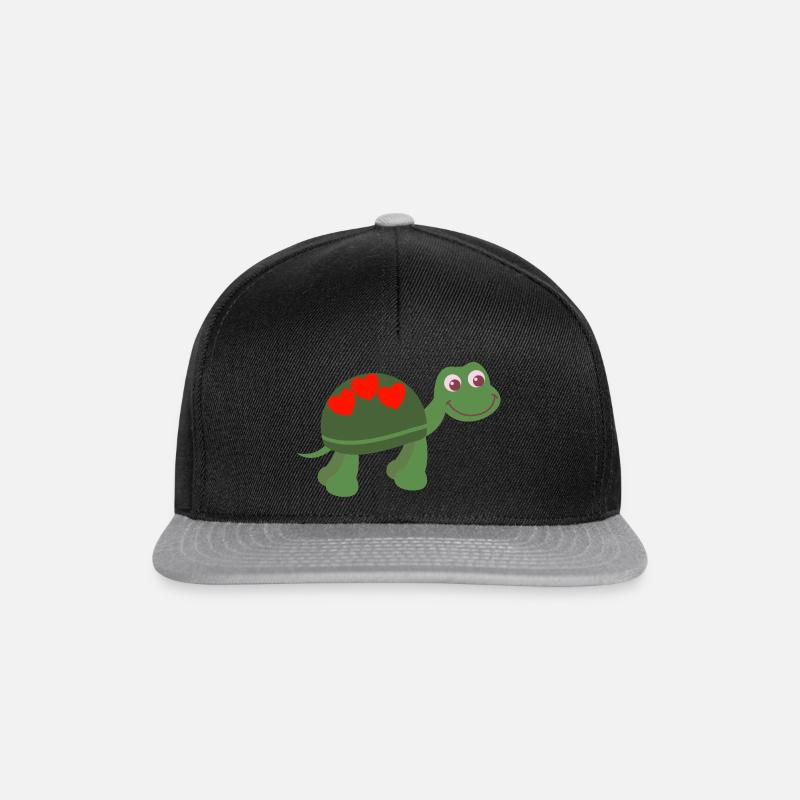 Tortue - Casquette snapback - noir/gris