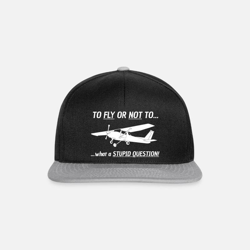 Fly or fly not - Snapback Cap - black/grey