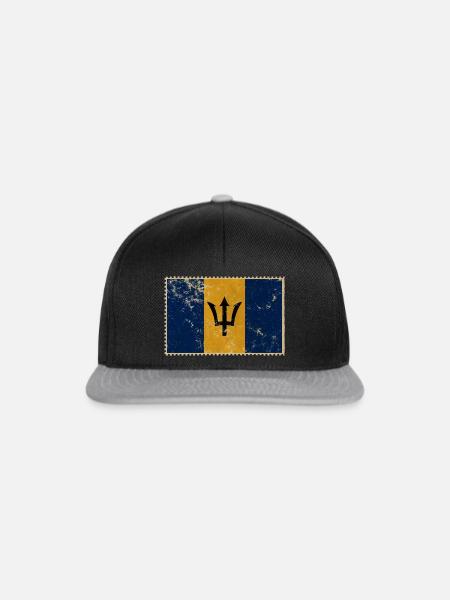 Barbados - Snapback Cap - Schwarz/Grau