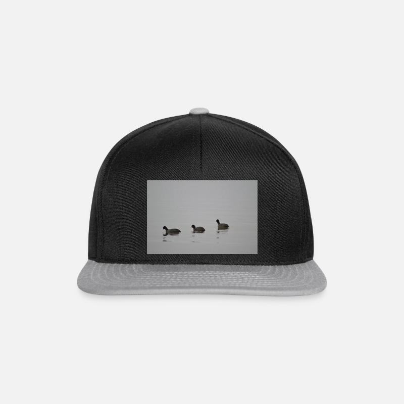 Enten im Nebel - Snapback Cap - Schwarz/Grau