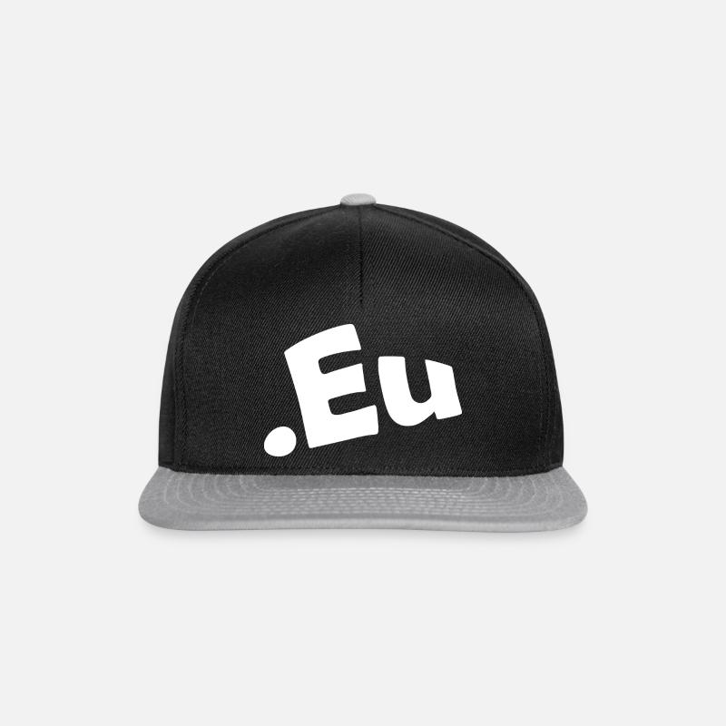 Europe Code internet du pays - Casquette snapback - noir/gris