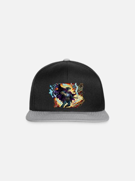 Magier - Snapback Cap - Schwarz/Grau