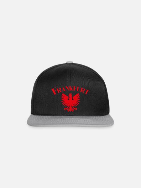 Frankfurt - Snapback Cap - Schwarz/Grau