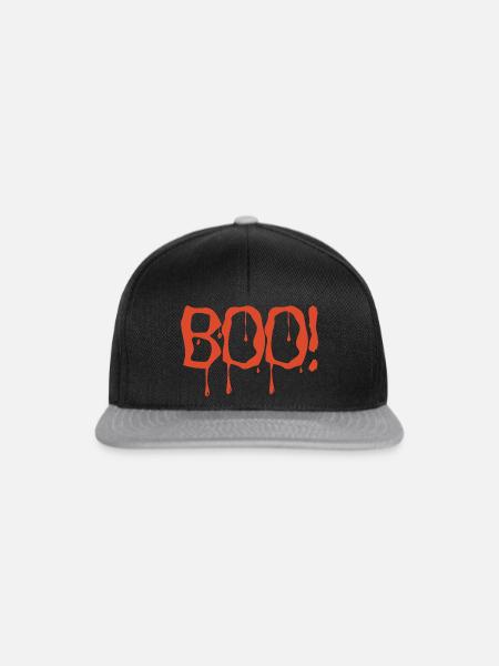 Boo - Snapback Cap - Schwarz/Grau