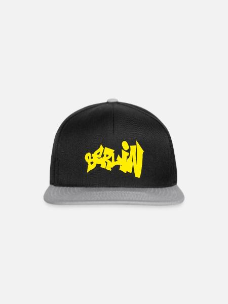 Berlin - Snapback Cap - Schwarz/Grau