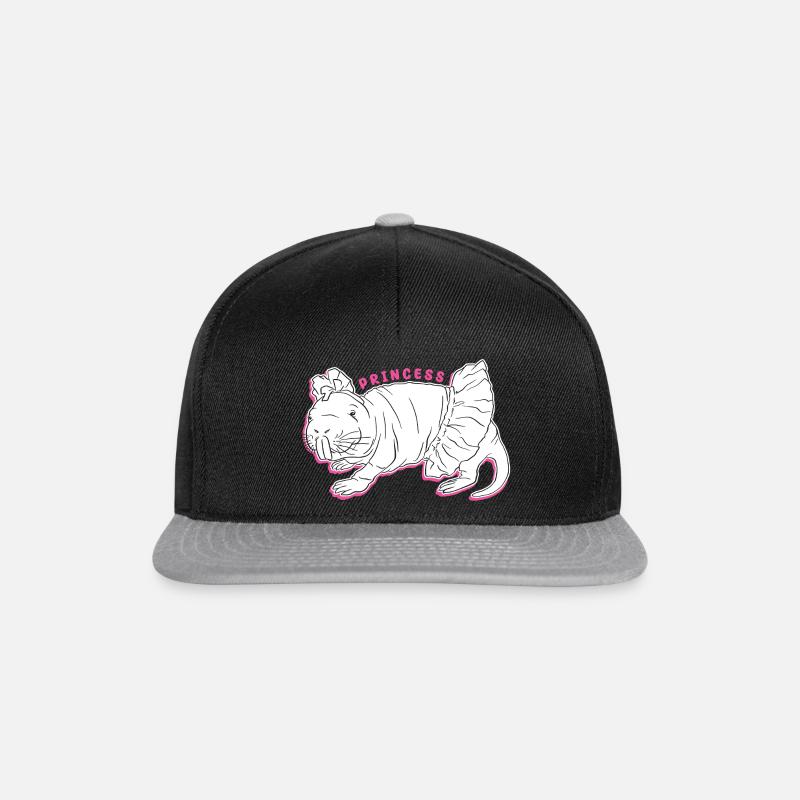Prinzessin - Snapback Cap - Schwarz/Grau