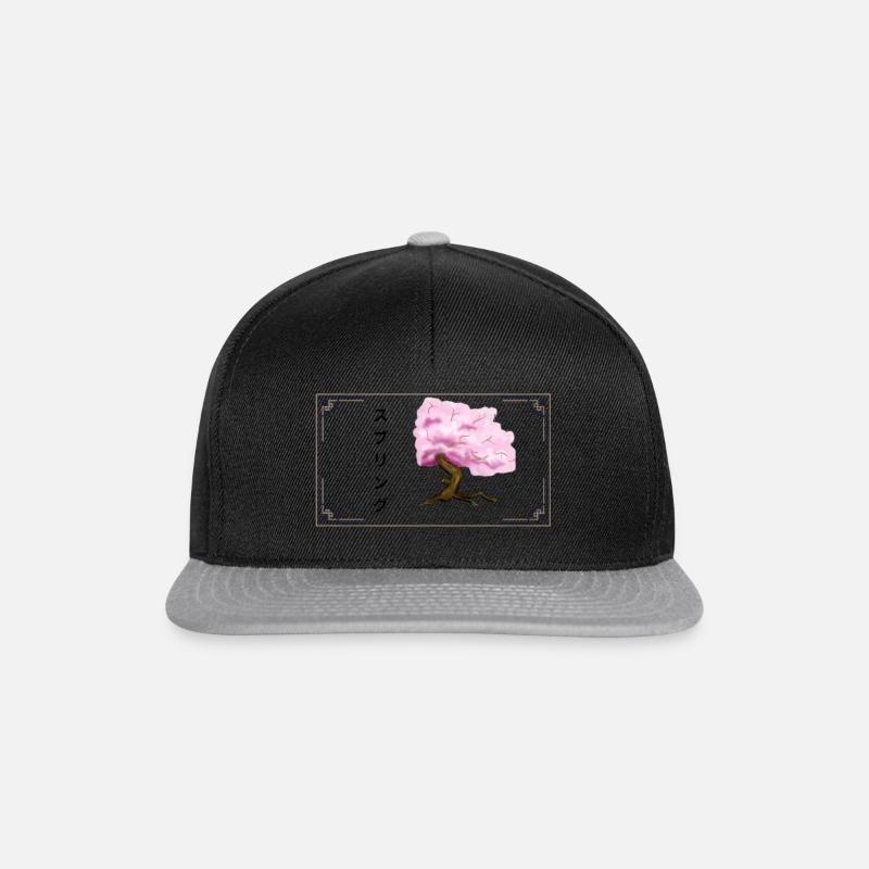 Le début du printemps - Casquette snapback - noir/gris