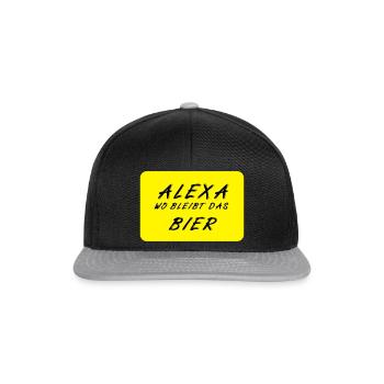Bier - Snapback Cap - Schwarz/Grau - Vorne