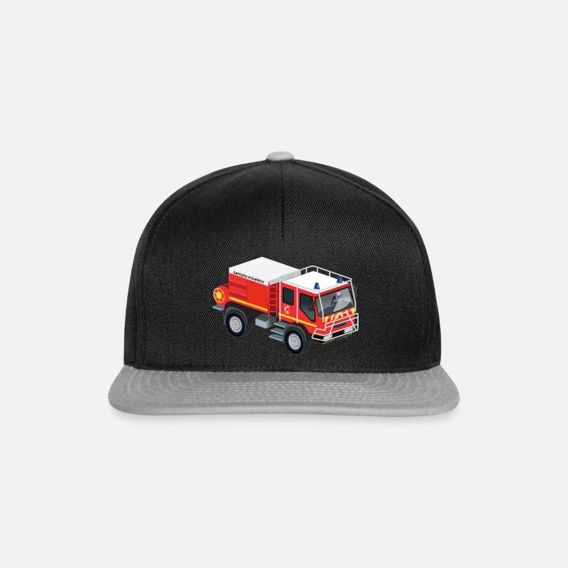 CCFM - Casquette snapback - noir/gris