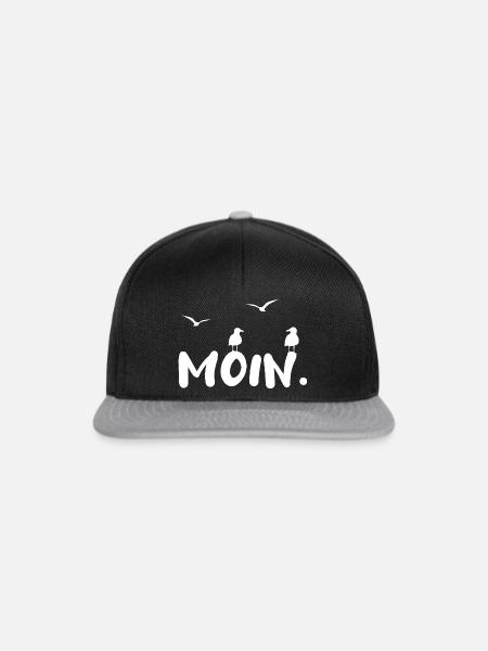 Moin - Snapback Cap - Schwarz/Grau