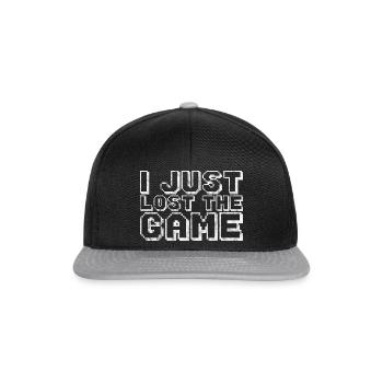 Je viens de perdre le jeu 3 - Casquette snapback - noir/gris - Devant