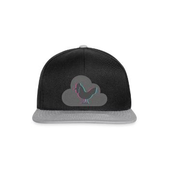 KENNR1CH CHICKEN SMOKE MERCH - Snapback Cap - Schwarz/Grau - Vorne