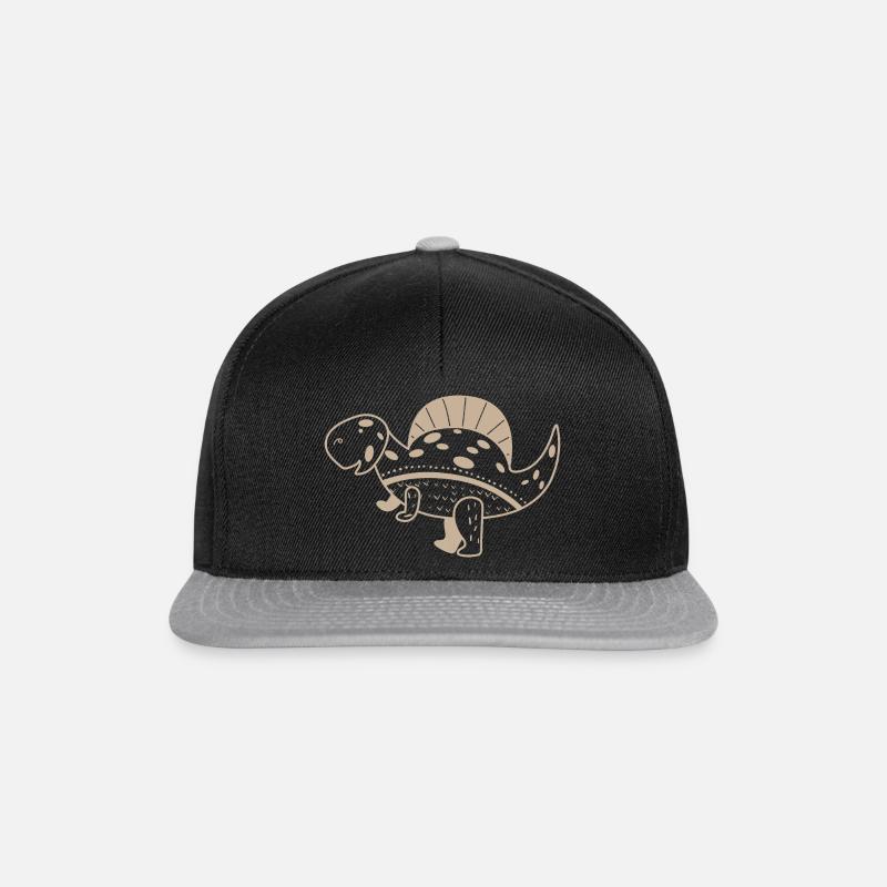 Dinosaur Spinosaurus - Snapback Cap - black/grey