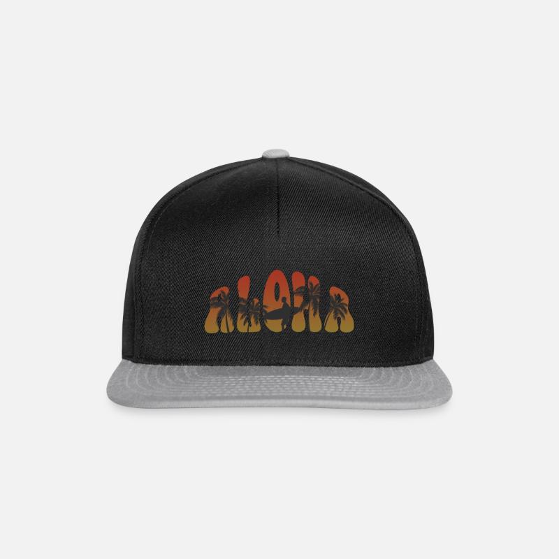 Aloha - Snapback Cap - black/grey