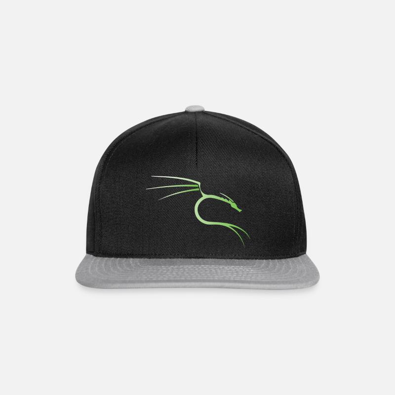 Kali Linux Dragon - Casquette snapback - noir/gris