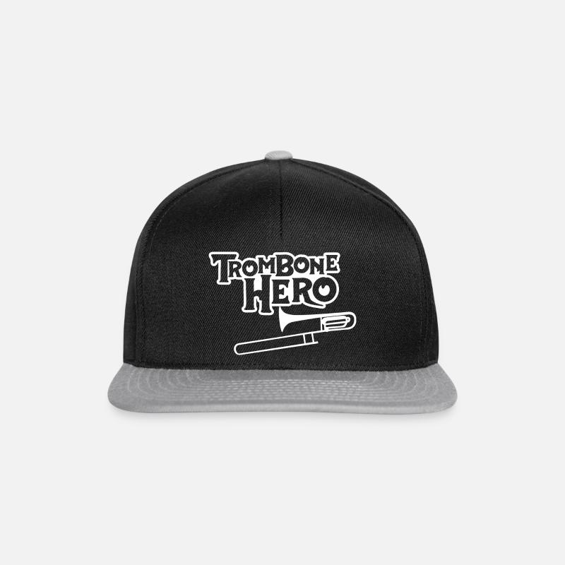 Posaune - Snapback Cap - Schwarz/Grau