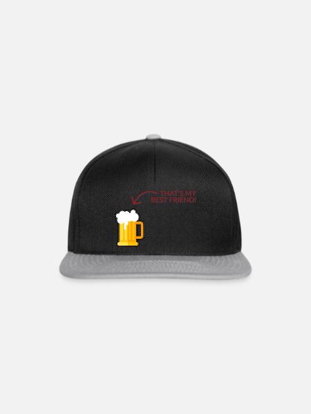 That´s my best Friend - Snapback Cap - Schwarz/Grau