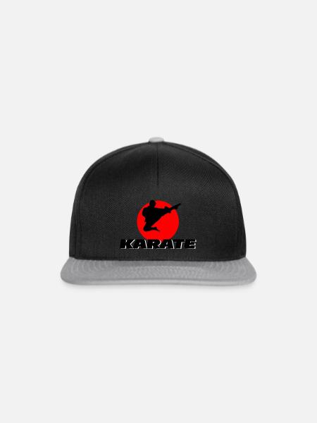 Karate - Snapback Cap - Schwarz/Grau