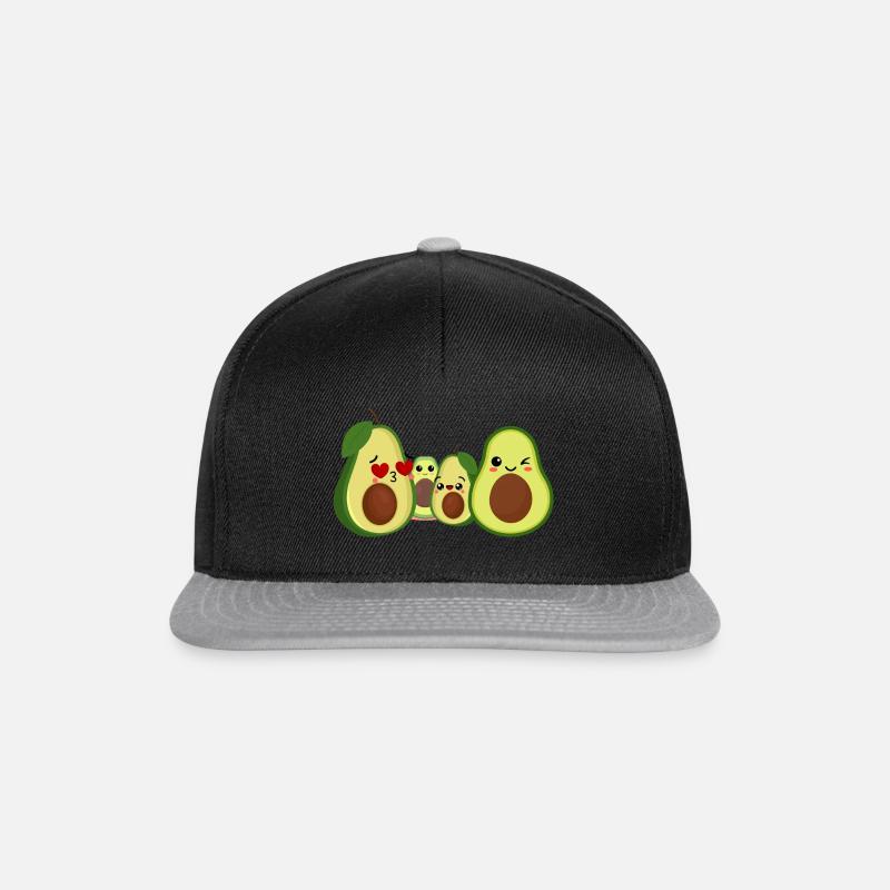 Conception d’avocat sucré - Casquette snapback - noir/gris