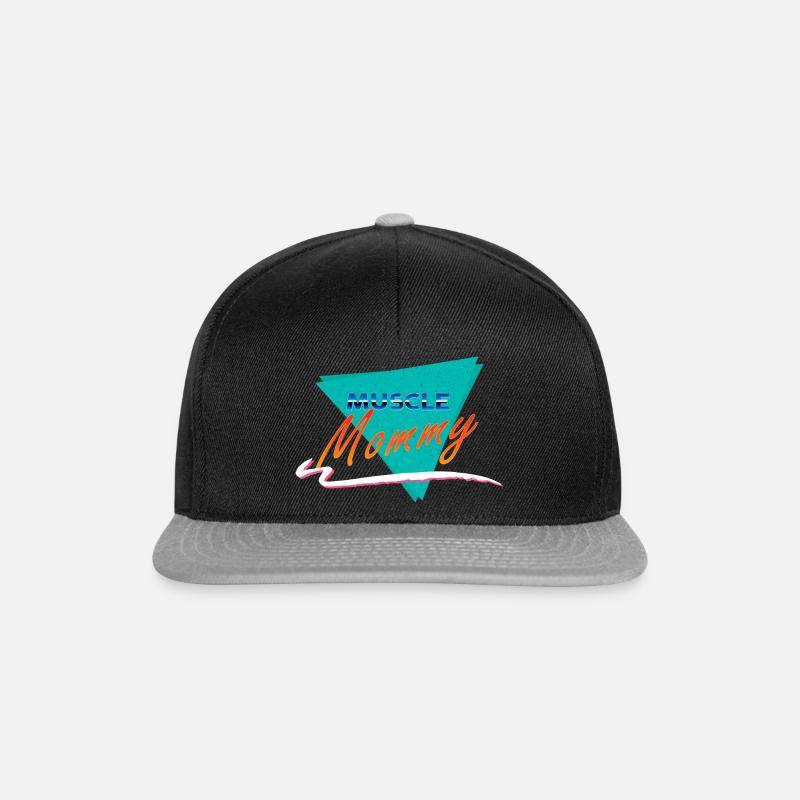 Muskel Mama - Snapback Cap - Schwarz/Grau