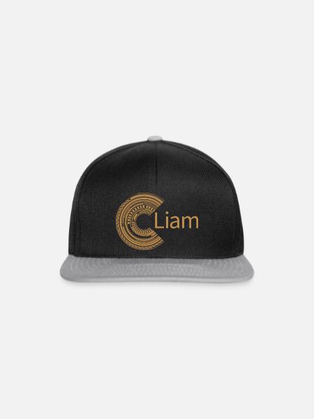 Für Liam - Snapback Cap - Schwarz/Grau
