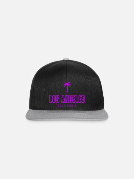 Los Angeles - Snapback Cap - Schwarz/Grau