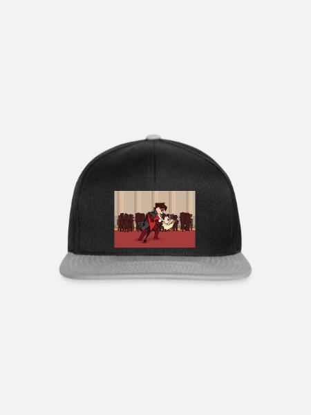Asteora - Snapback Cap - Schwarz/Grau