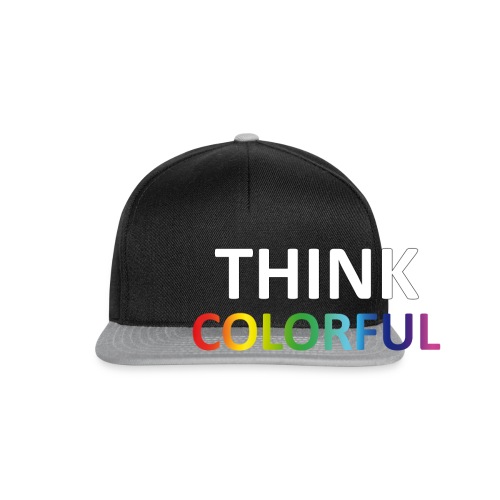 think colorful - Snapback Cap