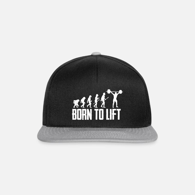 Fitness Lifting Evolution - Snapback Cap - black/grey
