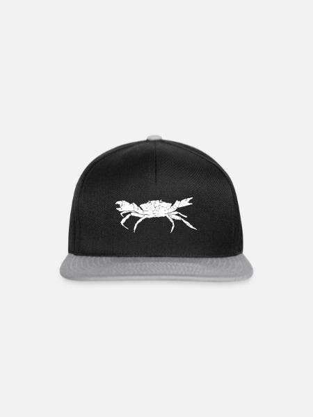 Krebst-shirt | Bestseller | cooler Krebs - Snapback Cap - Schwarz/Grau