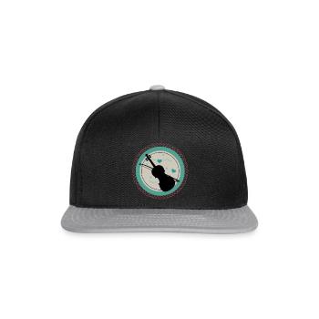 violon - Casquette snapback - noir/gris - Devant