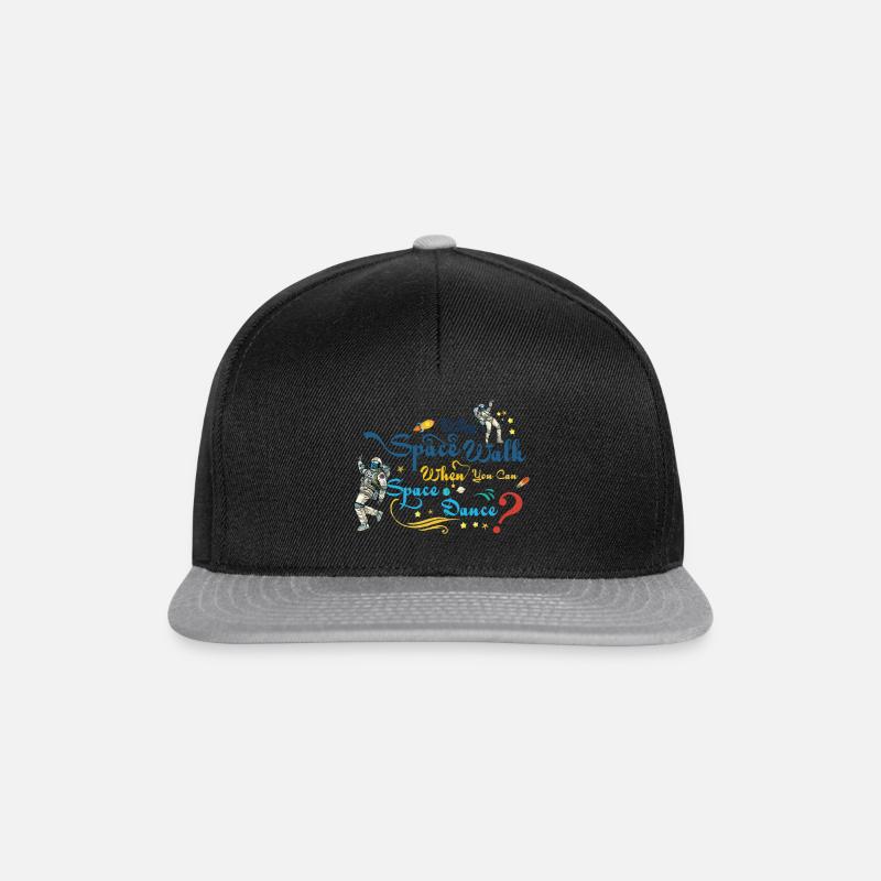 Space Dance - Snapback Cap - black/grey
