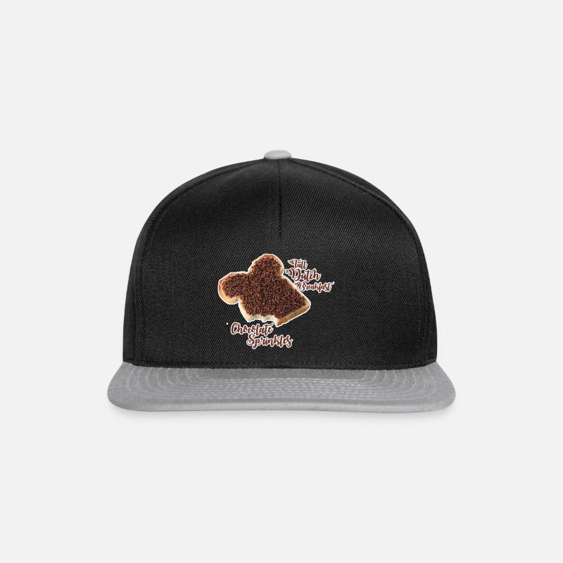 Full Dutch Breakfast - Snapback Cap - black/grey