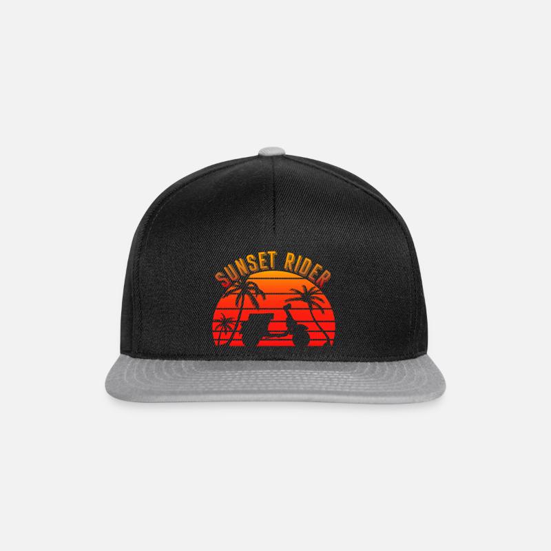 Sunset Rider - Snapback Cap - Schwarz/Grau