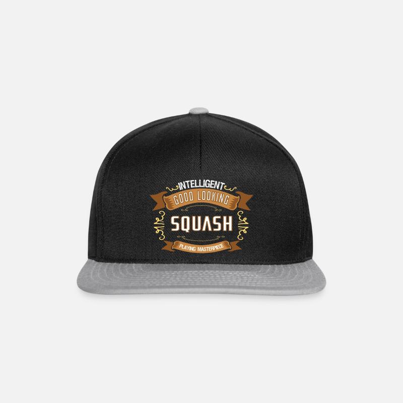 Squash Player - Snapback Cap - black/grey