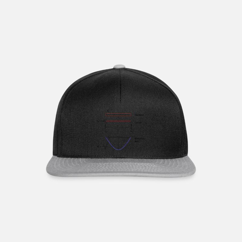 Bauingenieur - Snapback Cap - Schwarz/Grau