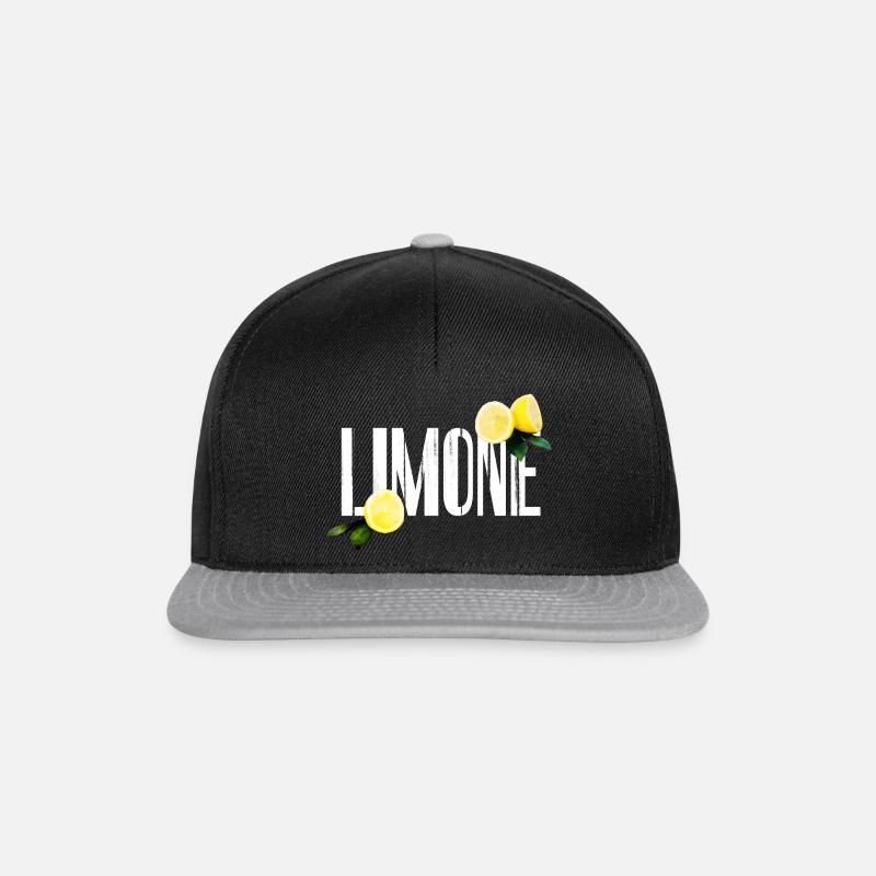 Limone Light - Snapback Cap - Schwarz/Grau