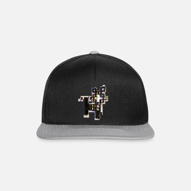 CAT FIFETEEN - Snapback Cap - black/grey