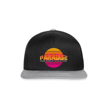 t shirt 05 - Snapback Cap - black/grey - Front