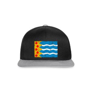 Oldambt - Snapback Cap - Schwarz/Grau - Vorne