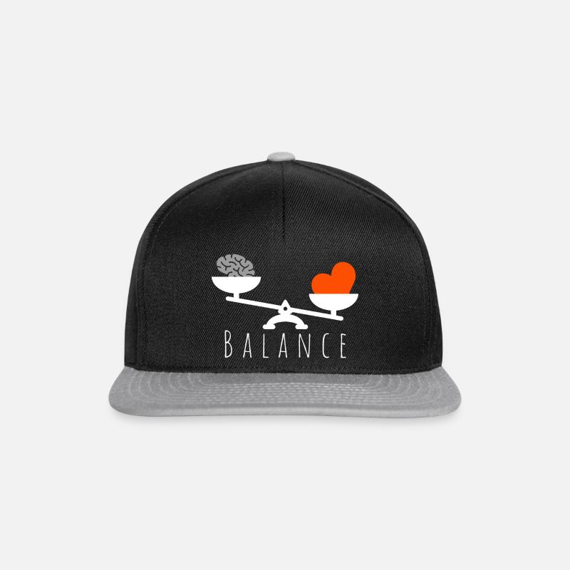 Équilibre de vie - Casquette snapback - noir/gris