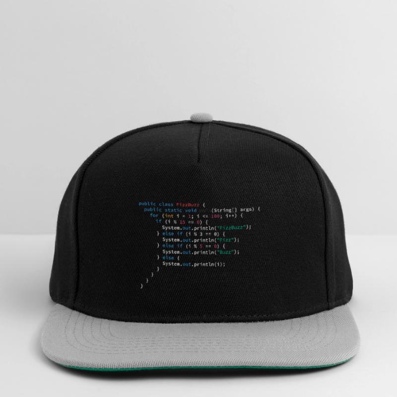 FizzBuzz Algorithmus Programmiersprache Java Snapback Cap