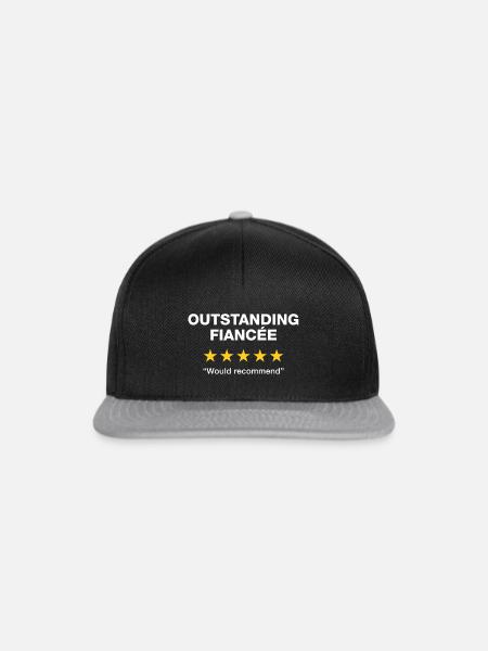 Herausragende Verlobte - Snapback Cap - Schwarz/Grau