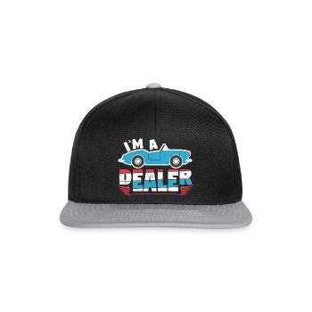 Yes Im The Car Salesman You Need - Snapback Cap - black/grey - Front