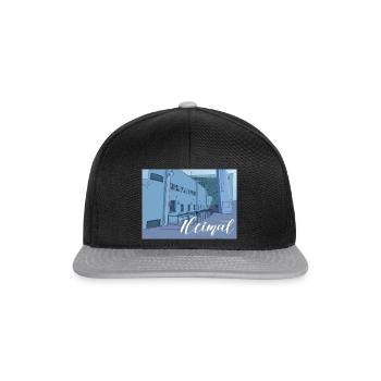 Giesing // Illustration - Snapback Cap - Schwarz/Grau - Vorne