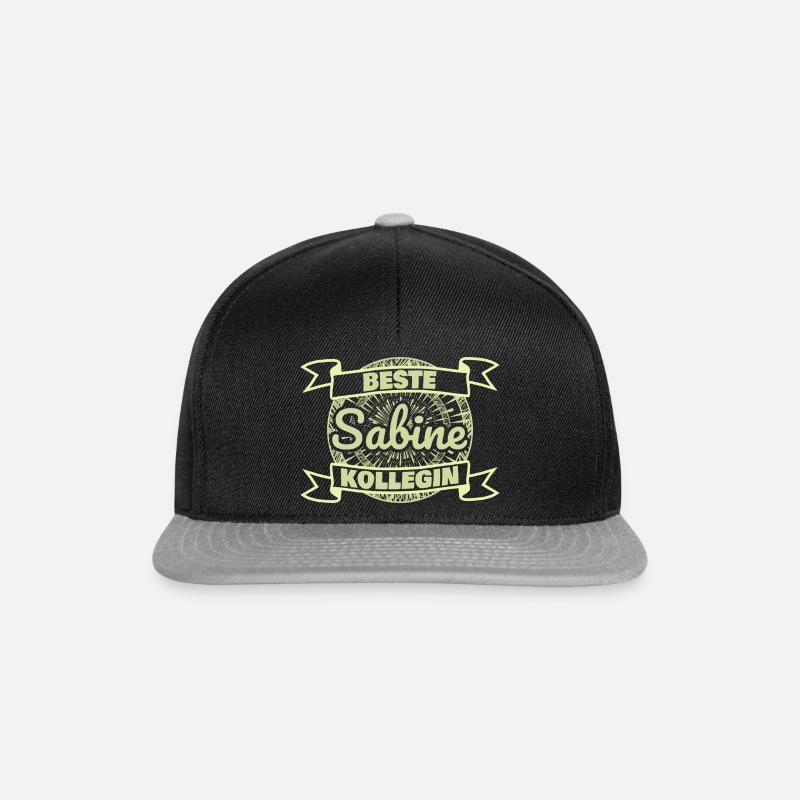 Sabine - Snapback Cap - Schwarz/Grau